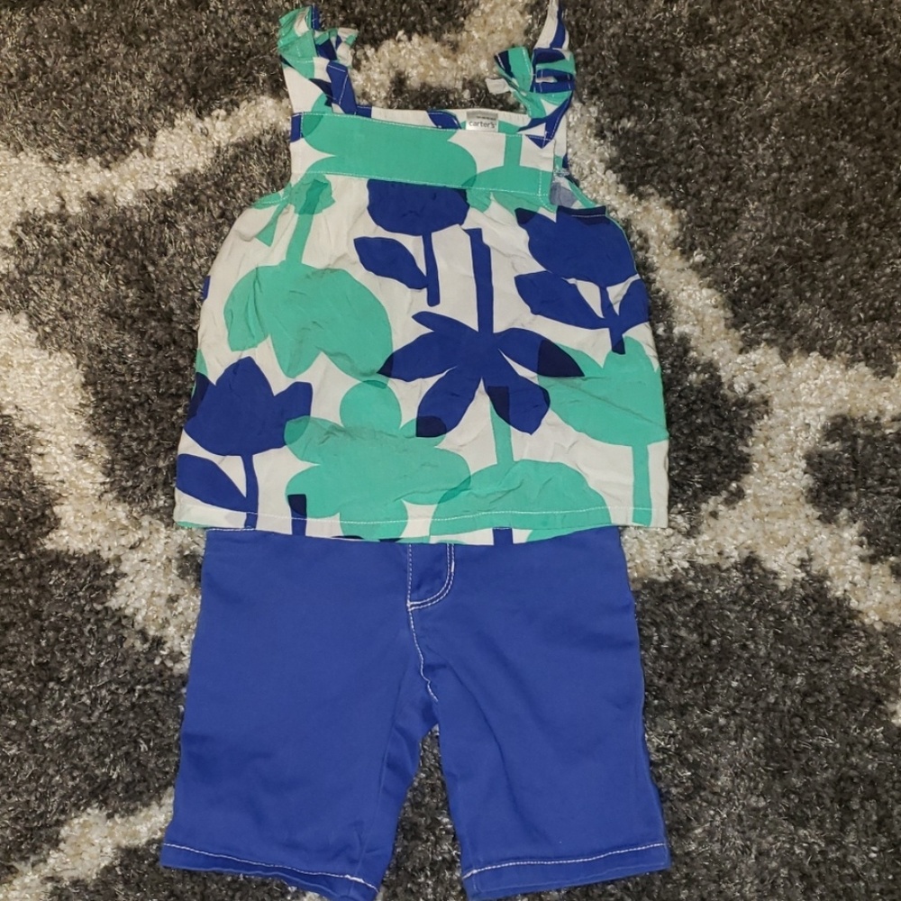 Carter's girl toddler set 3t.